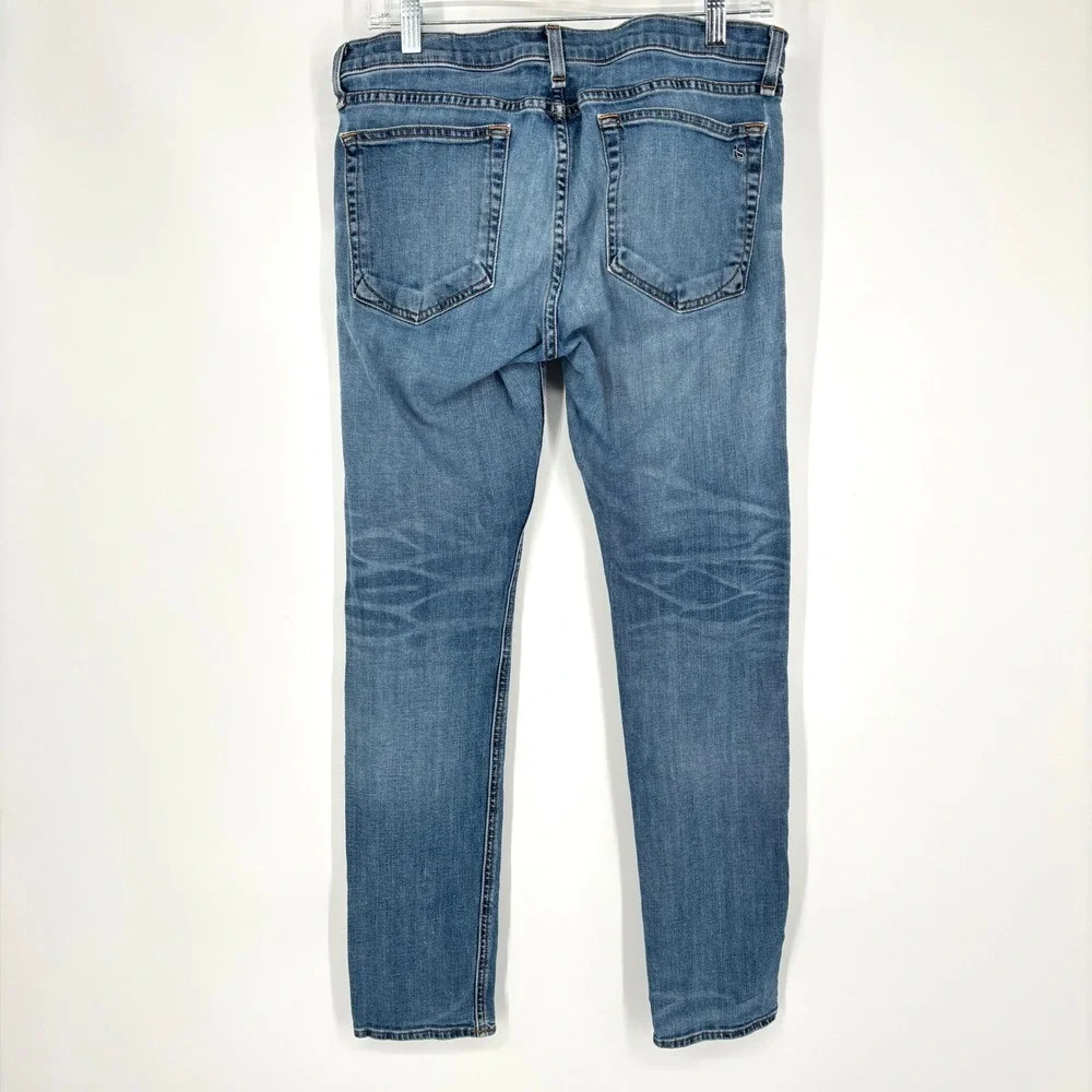 Rag & Bone‎ The Dre Slim Boyfriend Jeans Perry Wash Blue Skinny Denim Size 29